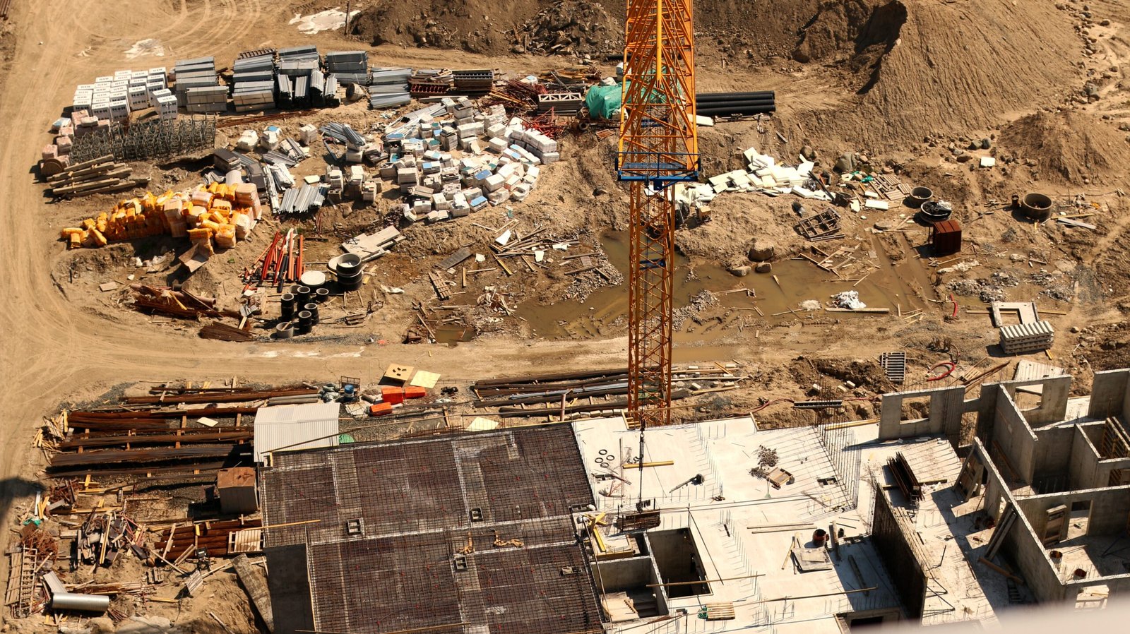 Vue aérienne - Photo et vidéo drone - Suivi chantier BTP à Béziers